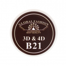 Gel Plastilina 4D Global Fashion, Maro Inchis 7g, B21