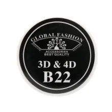 Gel plastilina 4D Global Fashion, negru 7g, B22