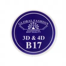 Gel Plastilina 4D Global Fashion, Violet 7g, B17
