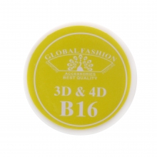 Gel Plastilina 4D Global Fashion, Galben 7g, B16
