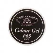 Gel Color Unghii, Vopsea de Arta Global Fashion, Seria Rose Red F65, 5g