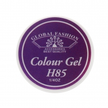 Gel Color Unghii, Vopsea de Arta Global Fashion, Seria Noble Purple H85, 5g