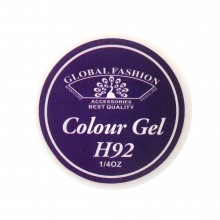 Gel Color Unghii, Vopsea de Arta Global Fashion, Seria Noble Purple H92, 5g