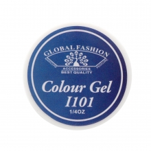 Gel Color Unghii, Vopsea de Arta Global Fashion, Seria Royal Blue I101, 5g