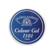 Gel Color Unghii, Vopsea de Arta Global Fashion, Seria Royal Blue I101, 5g