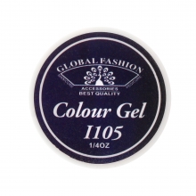 Gel Color Unghii, Vopsea de Arta Global Fashion, Seria Royal Blue I105, 5g