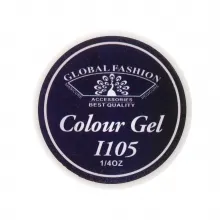Gel Color Unghii, Vopsea de Arta Global Fashion, Seria Royal Blue I105, 5g