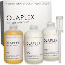 Kit Olaplex Salon Intro , 1 x Bond Multiplier 525 ml, 2 x Bond Perfecter 525 ml, 1 x Aplicator
