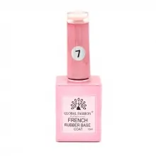 Rubber Base Coat French, Global Fashion, 15 ml, 07 Nude