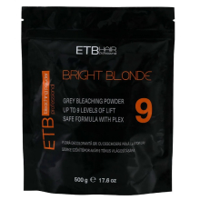 Pudra Decoloranta ETB Hair Professional Bright Blonde Gri 9 Tonuri 500g