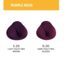 Vopsea de Par Purple Reds Yellow Permanenta cu Amoniac 100ml